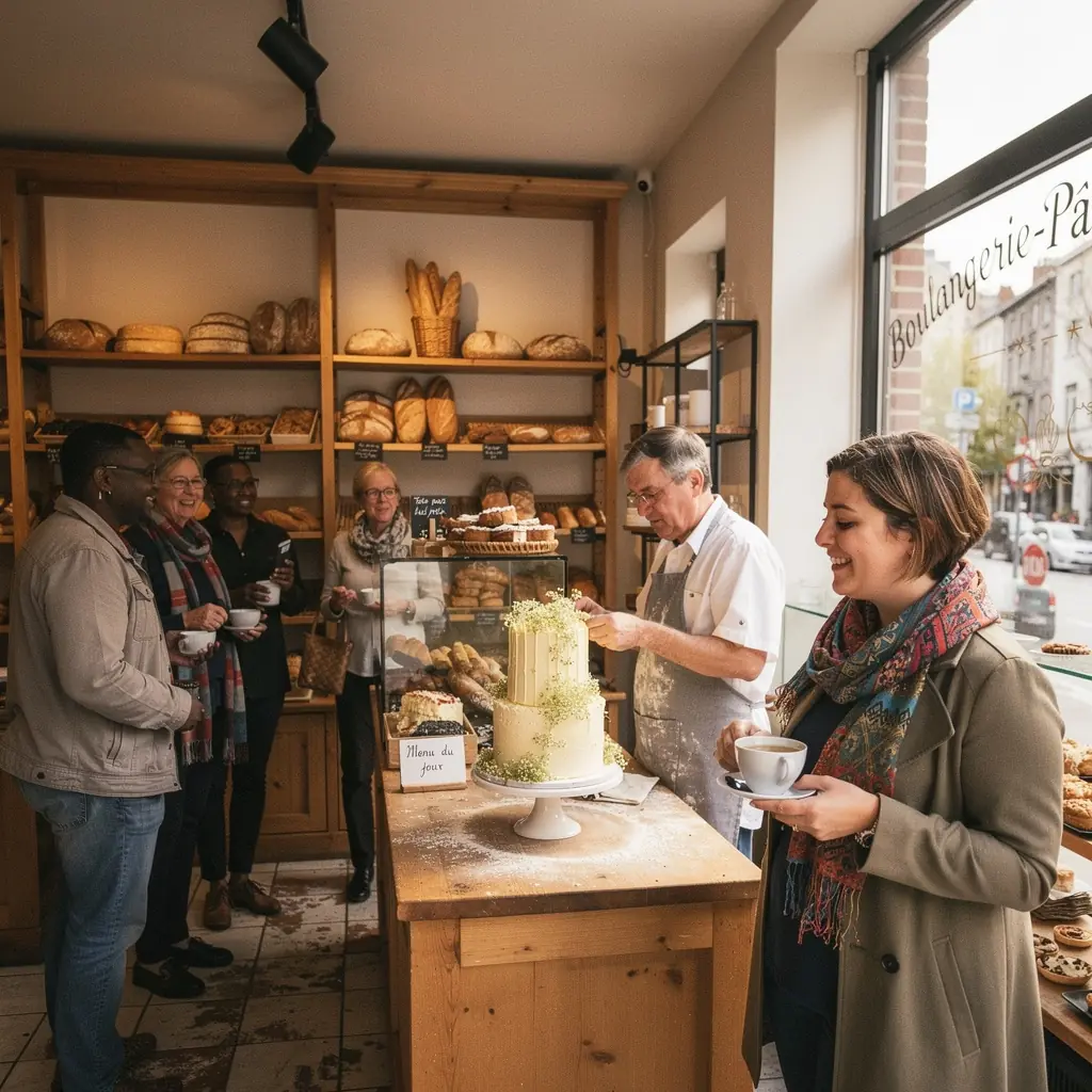 Un champ de fleurs printaniГЁres, symbolisant l'inspiration du mГ©lange de thГ©.